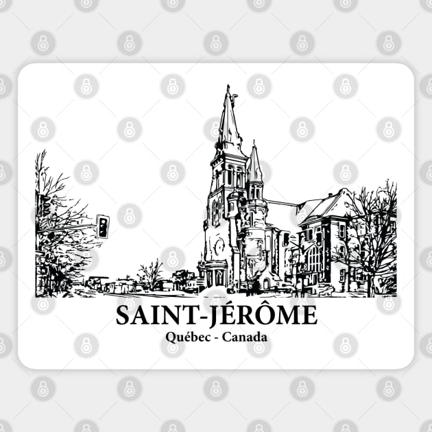 Saint-Jérôme - Québec Magnet by Lakeric